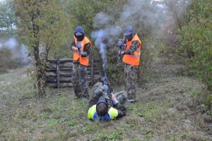 some men playing Toy Guns