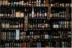 a liquor storedisplaying various drinks